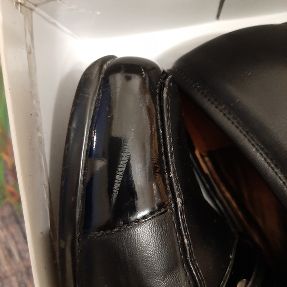 10W Tender Tootsies black wedge shoes - Picture 6 of 6